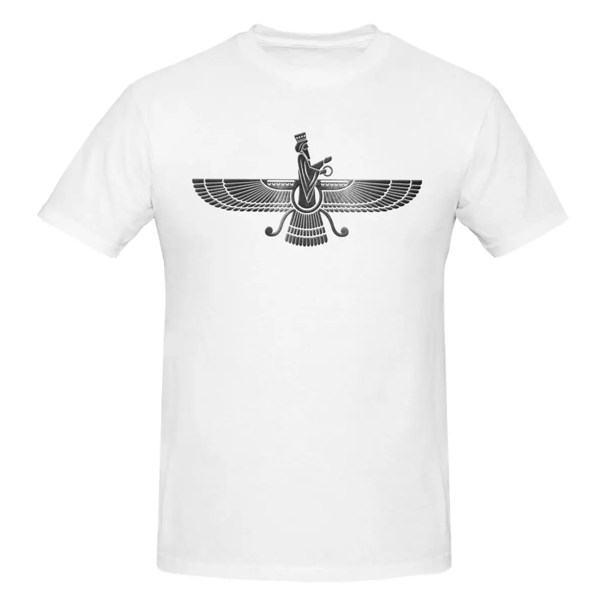 Faravahar Zoroastrian Persian Iran Ancient Symbol 2026 T Shirts Graphic Y2K Pops Quality T Shirts For Men Women Clothing