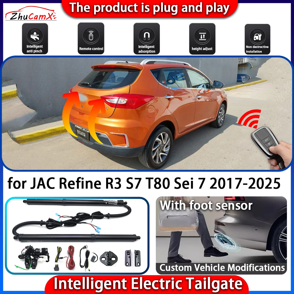 

Smart Powered Tailgate System for JAC Refine R3 S7 T80 Sei 7 2017-2025 Automatic Intelligent Electric Trunk Lift Control Kit
