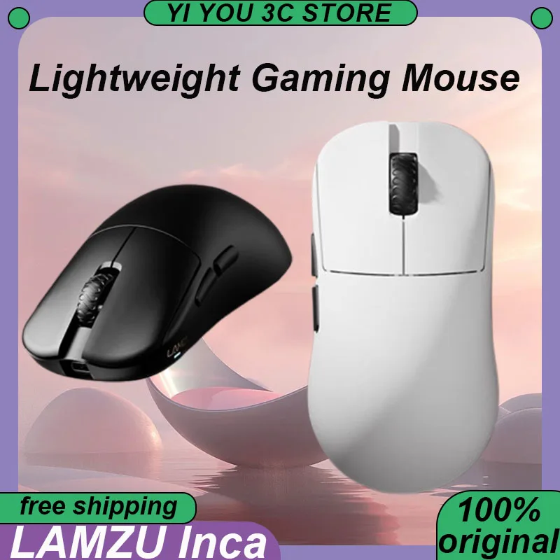 

Беспроводная мышь LAMZU Inca 2,4G, легкий датчик PIXART 3950, 8K FPS CS, профессиональные игровые ноутбуки для ПК, киберспортивные мыши