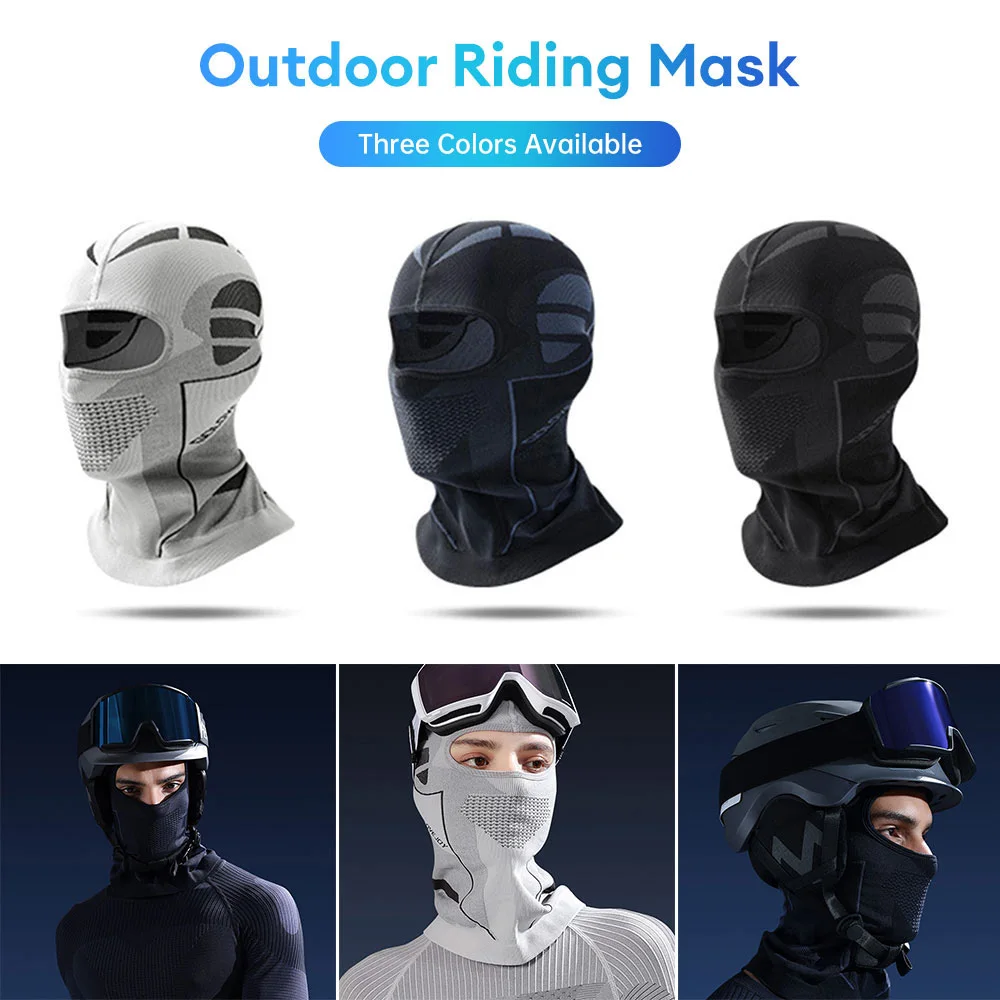 Männer Frauen Kältebeständiger Thermoschal Winter Ski Hut Sturmhaube Vollgesichtsmaske Ski Radfahren Jagd Kopf Hals Abdeckung Helm Liner Cap