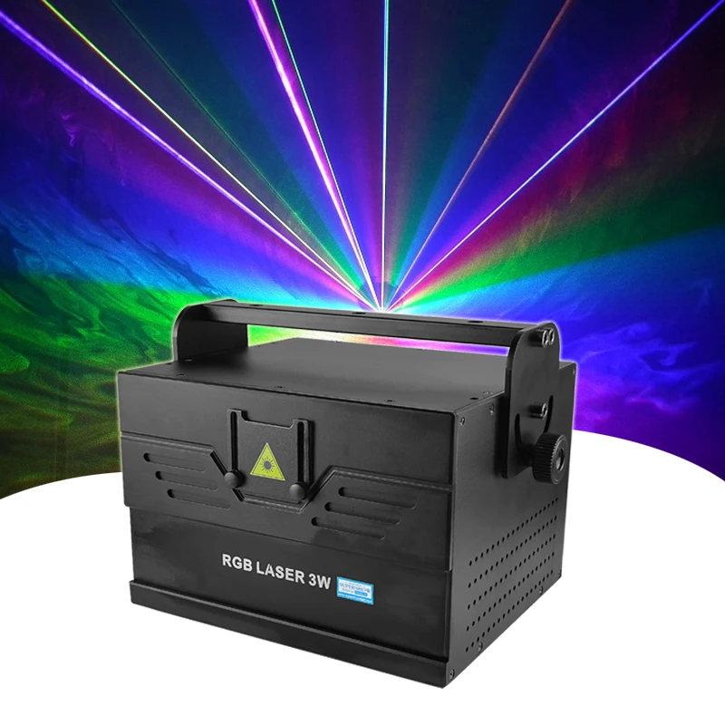 3W ILDA 3D scan stage laser light wedding party profession strong beam DMX lighting club DJ Disco Animation strong beam laser