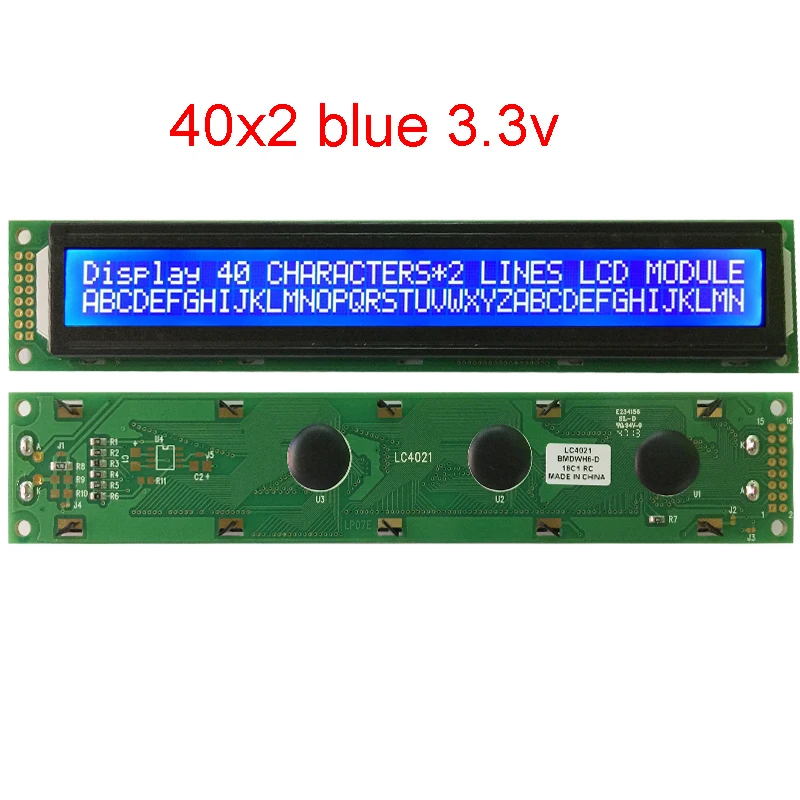 Pantalla LCD 40x2 402A 4002A I2C módulo LC4021 en lugar de HD44780 LMB402C PC4002-B TM402C WH4002A, Envío Gratis, 1 piezas