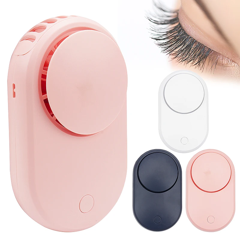 1pcs USB Charging Eyelash Fan Dryer Blower Graft Lashes Extension Dedicated Air Conditioning Glue Fast Dry Women Makeup Tools