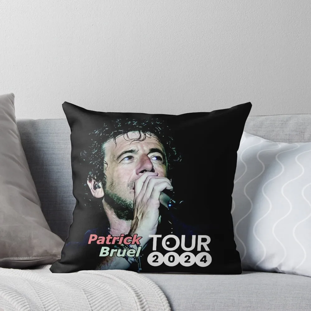 

bilanya Patrick Bruel Show Tour TOURNEE en ACOUSTIQUE 2022 Throw Pillow Luxury Pillow Case pillow
