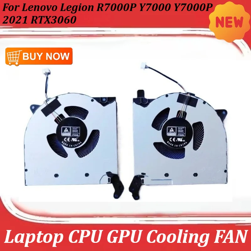 

Вентилятор охлаждения процессора и графического процессора ноутбука 10В для Lenovo Legion R7000P Y7000 Y7000P 2021 RTX3060