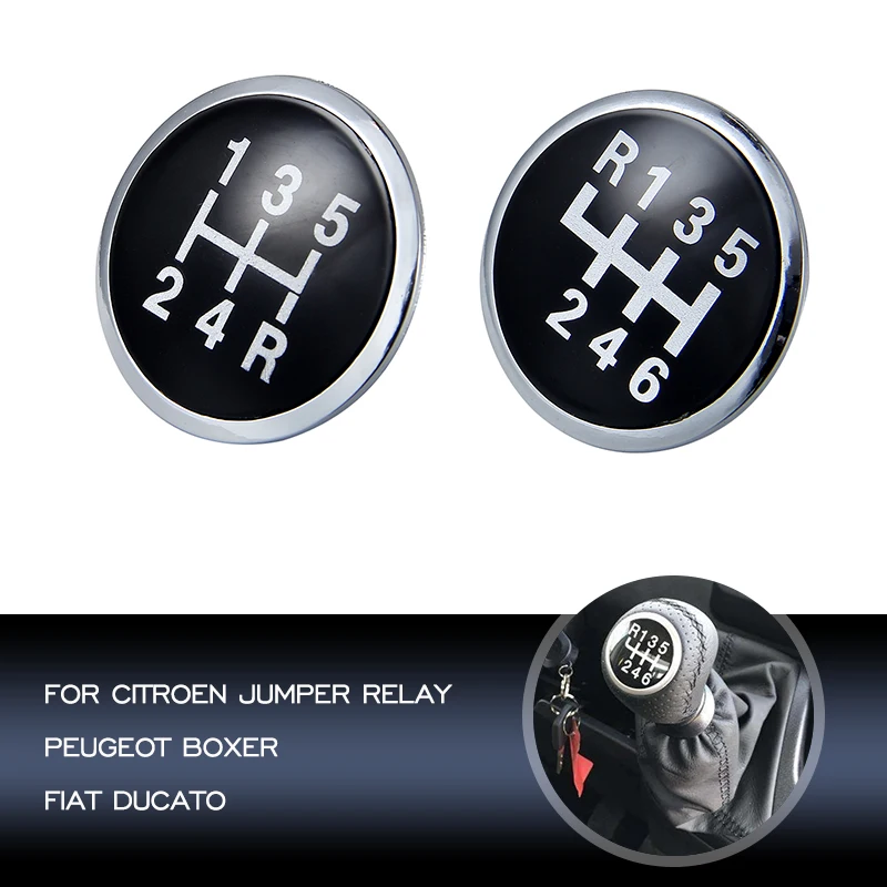 Para citroen jumper relé peugeot boxer fiat ducato 5/6 velocidade engrenagem do carro vara botão de mudança tampa alavanca caneta caso substituição