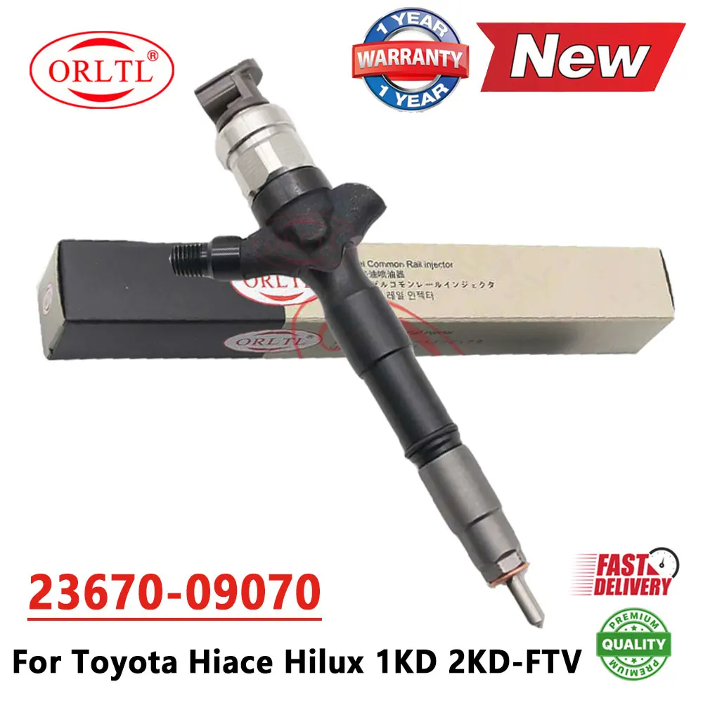 

NEW 23670-09070 Common Rail Injector 23670 09070 Diesel Nozzle 2367009070 for Toyota Hilux Hiace 1kd 2kd