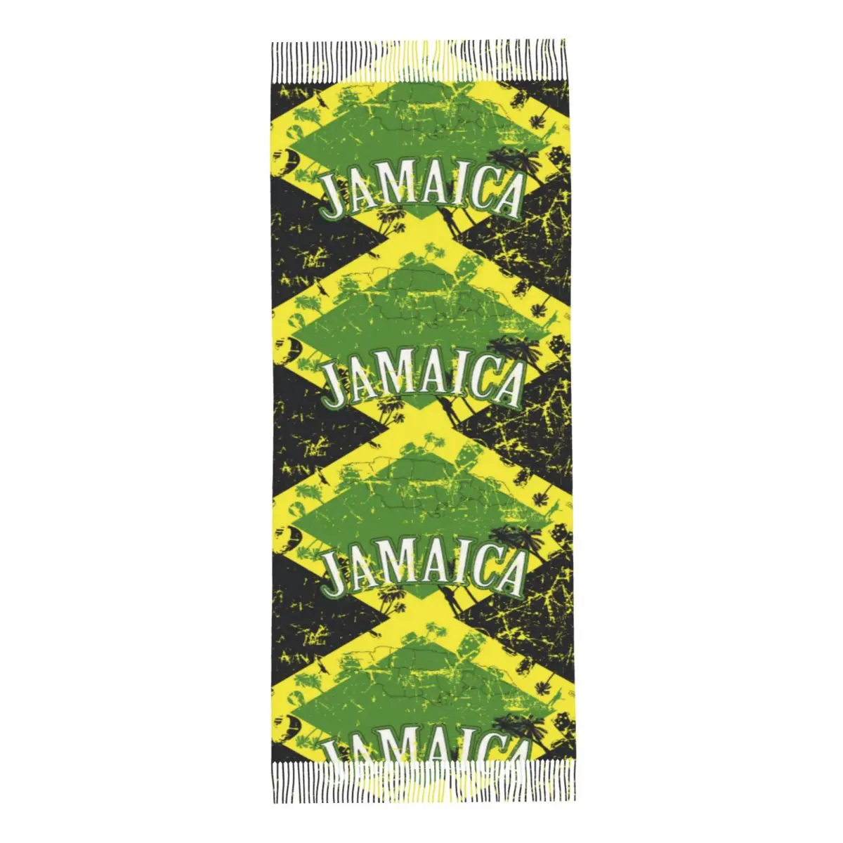 Jamaica By Adam Drakone Women\'s Tassel Shawl Scarf Fashion Scarf