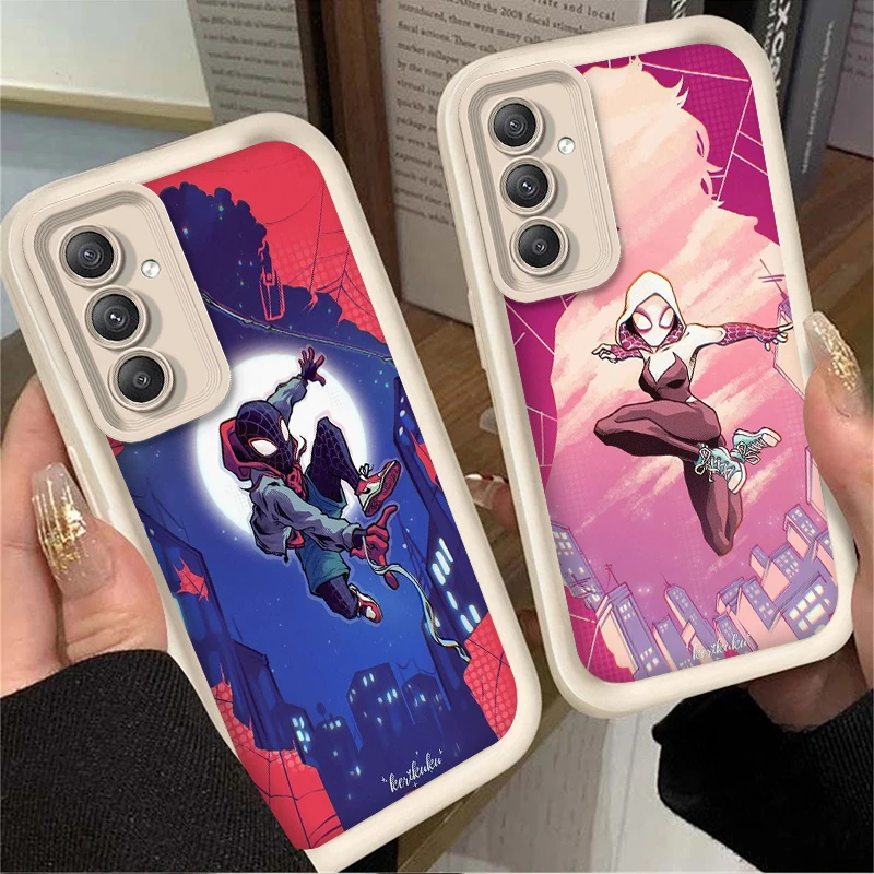 Marvel SpiderMan Phone Case for Samsung Galaxy A25 A35 A55 A13 A23 A12 A22 A32 A52 A52S A72 A24 A11 A15 A05 A05S Cover