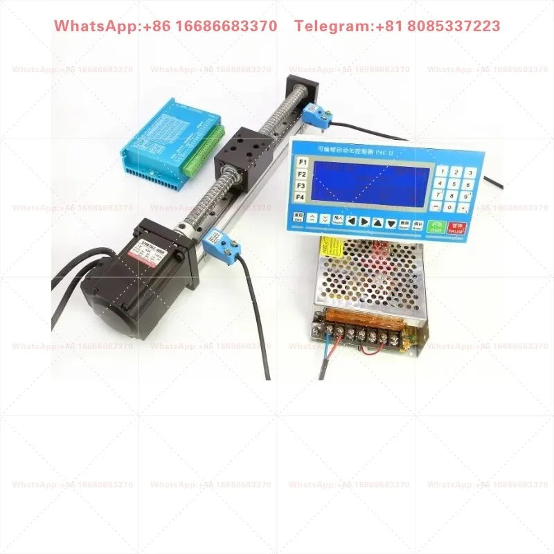 57 closed-loop motor drive controller, single track linear sliding table module, ball screw set for lifting and lowering