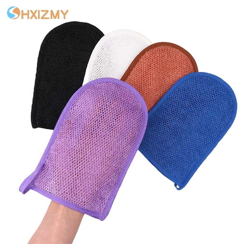 

Women Men Bath Gloves SPA Exfoliating Shower Brush Body Cleaning Scrub Mitt Rub Dead Skin Gloves Shower Towel Foam Body Massage