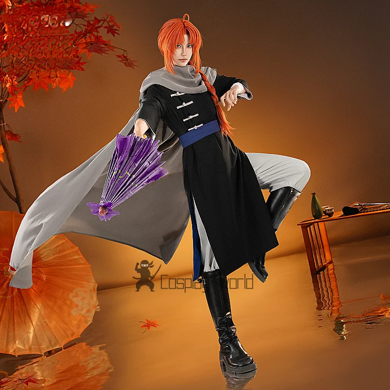 

Kamui Gintama Топ Брюки Косплей Костюм Полный комплект Хэллоуин Вечеринка Карнавал Маскарад Аниме Игра Ролевая одежда