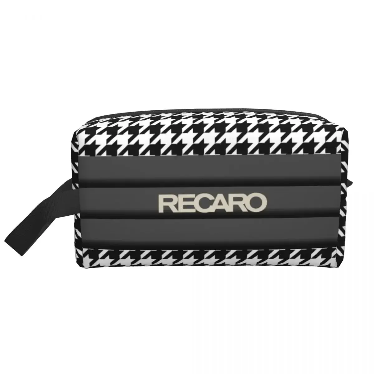 Recaros Logo Cosmetic Bag Women Kawaii Big Capacity Makeup Case Beauty Storage Toiletry Bags