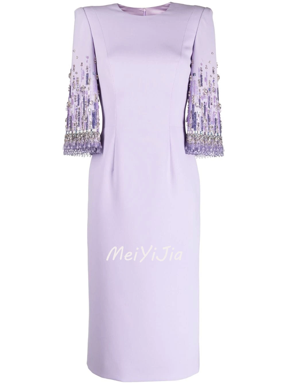 Meiyijia  Evening Dress Beaded  Mermaid  Zipper up Scoop Neckline Saudi Arabia  Sexy Evening Birthday Club Outfits Summer 2024