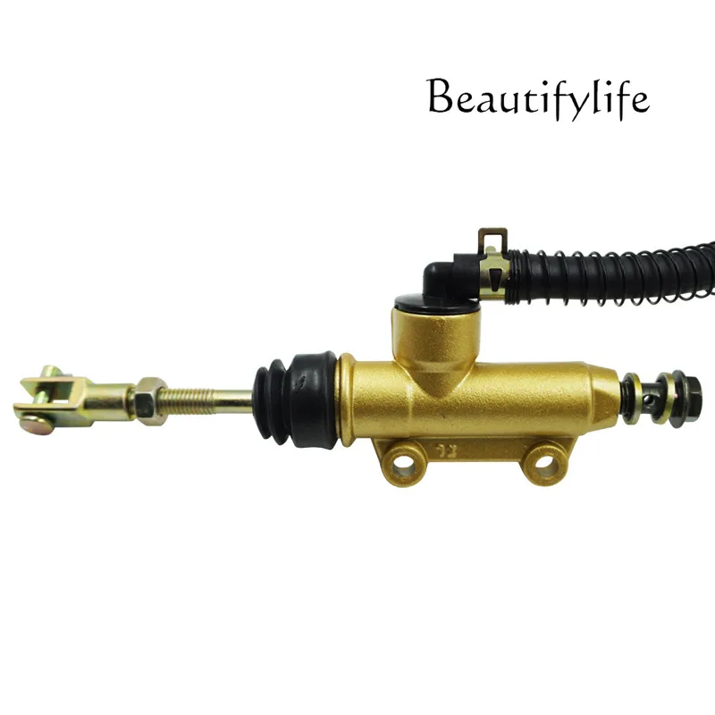 YJ Motorcycle Rear Brake Master Cylinder One Word Pump For King Of King Dirt Bike Hydraulic Foot Brake Modification