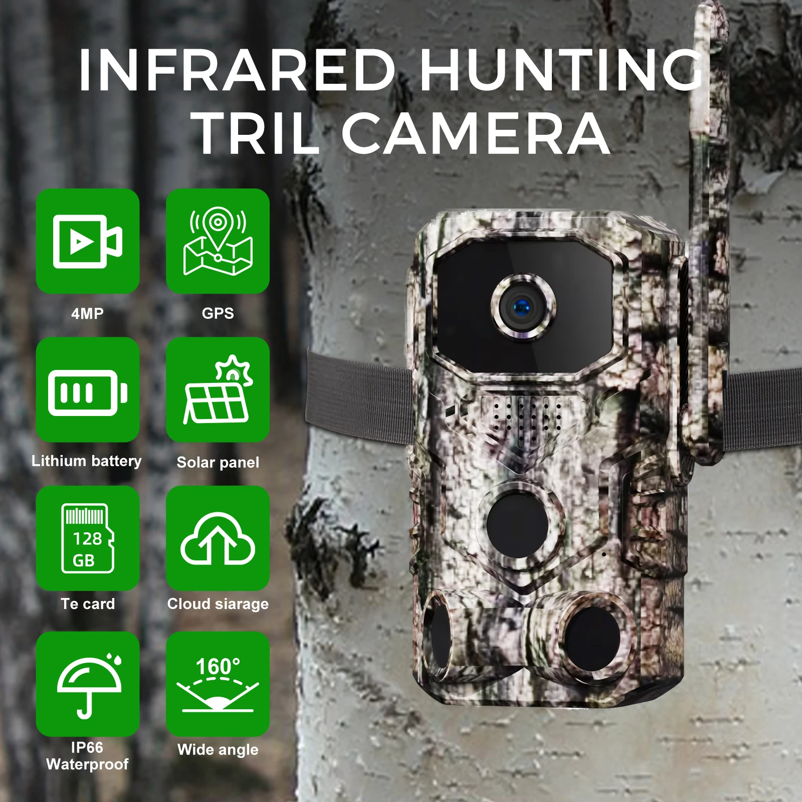 Hunting Outdoor Camera - Kamera Berburu 4G Luar Ruangan 14MP