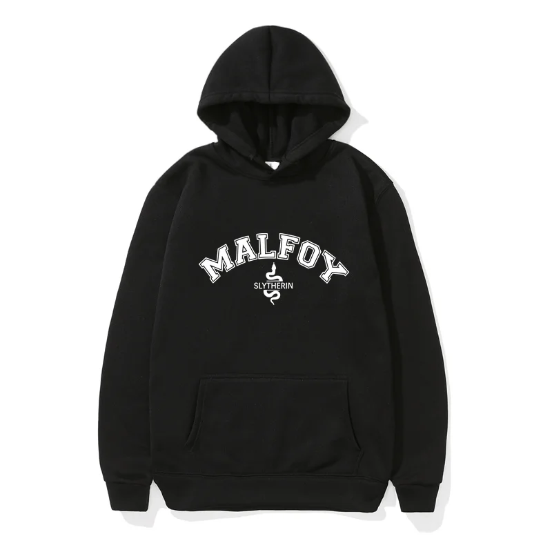 Malfoy Sweatshirt House Sweatshirts Dark Academia Crewneck College Sweatshirt Unisex Long Sleeve Pullover Autumn Winter Hoodies