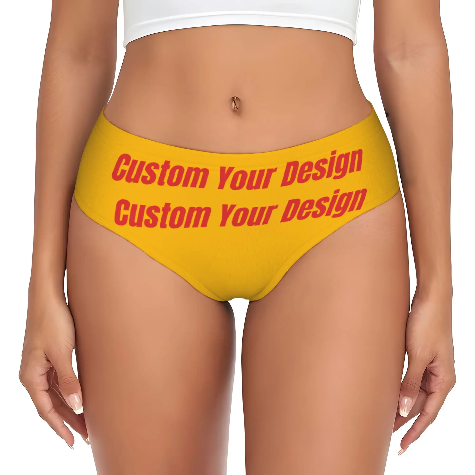 Custom Women's Custom Your Design Panties Underwear Female Breathable  Briefs Underpants