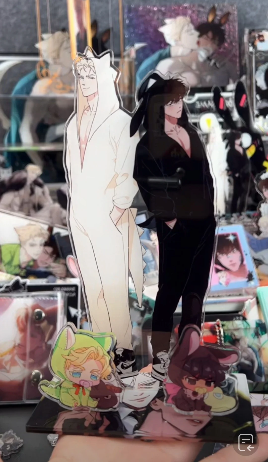 Manhwa Ridibooks avec support en acrylique, clé de carte photo, coréen, double mâle, BL, précommande, nom de code, Anastrenfor, Zhenya, Taekjoo