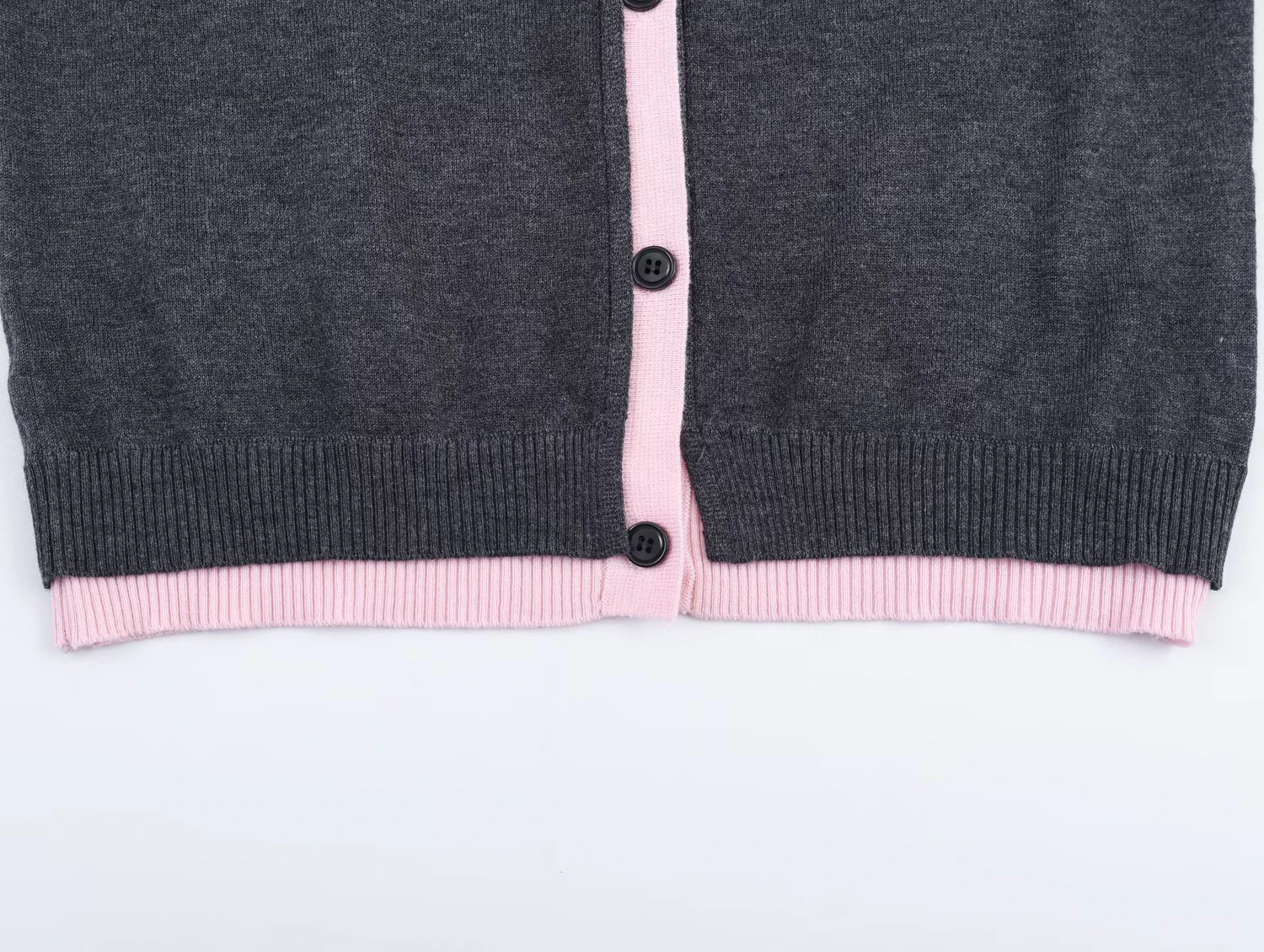 DEEABAE 2025 herfst nieuwe dames luie casual knop splitsen ronde hals lange mouw gebreide jas