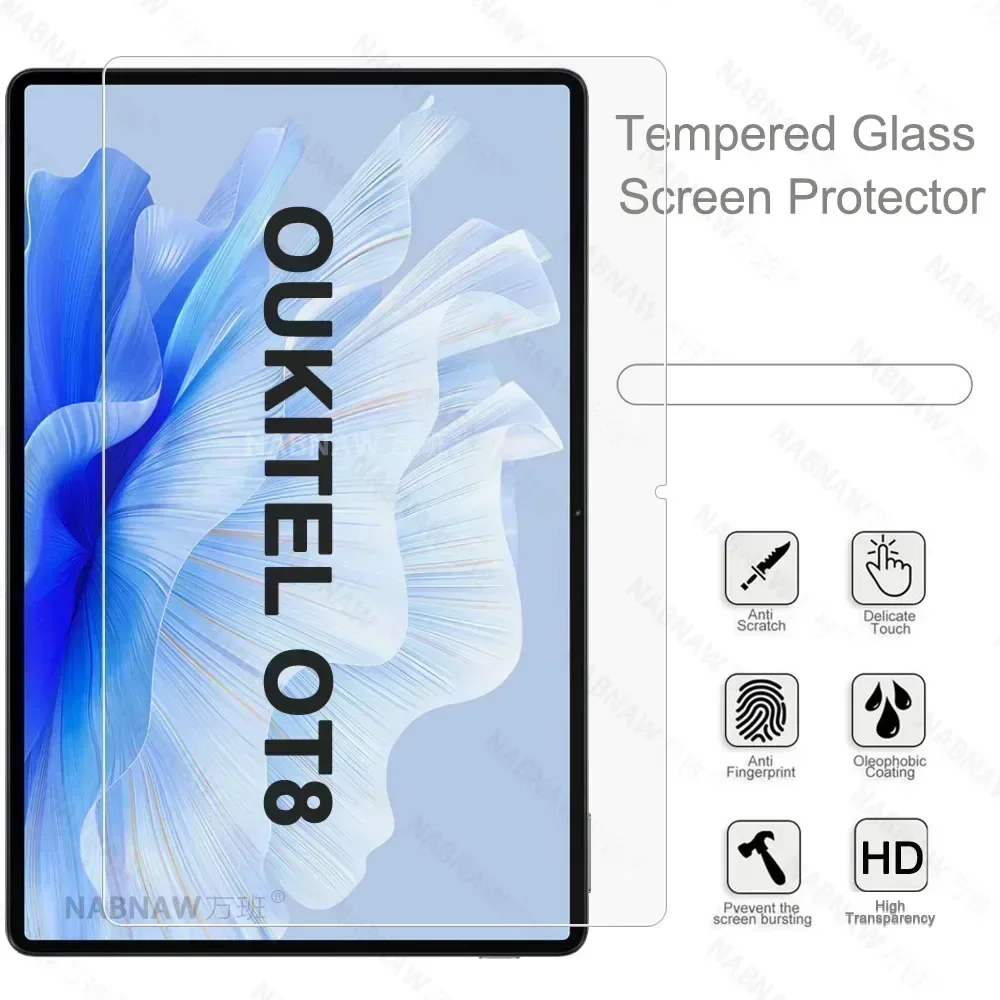 No Defects  Scratch Proof HD Screen Protector Tempered Glass For OUKITEL OT8 Smart Tablet 11-Inch Screen Protective Film