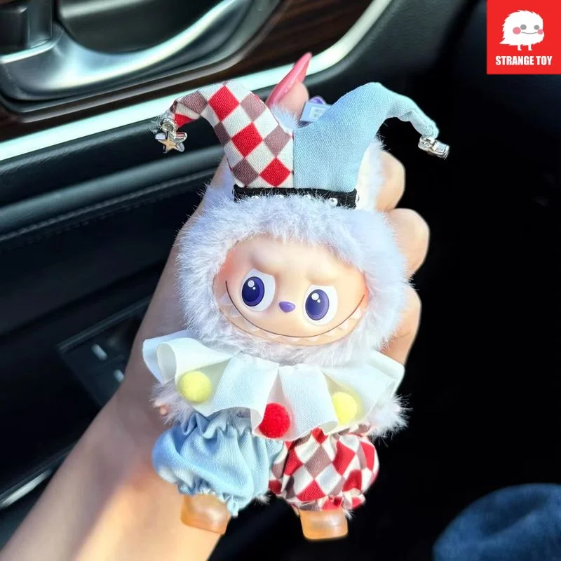 

Одежда для кукол Labubu 4,0, настраиваемая одежда из меха дьявола на Хэллоуин для 10 см, виниловые куклы, костюм «сделай сам», аксессуары для кукол, без куклы