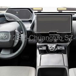 Tempered glass screen Protector Film For Toyota bZ4X 2022 2023 12.3inch Car Gps Navigation And Instrument Touchscreen