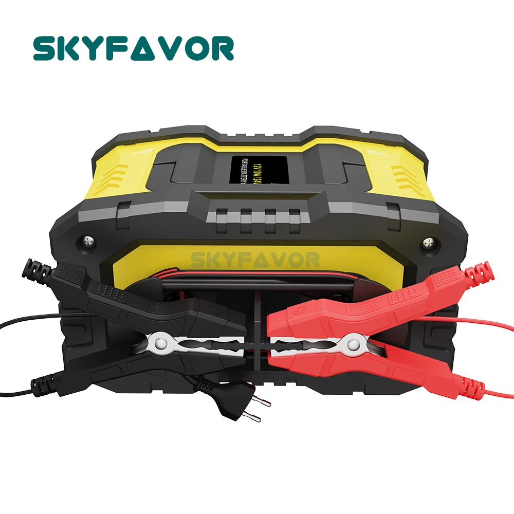トレンド製品車のバッテリー充電器 12V 24V 10A 自動ユニバーサル Lifepo4 鉛酸バッテリー充電器パルス修理