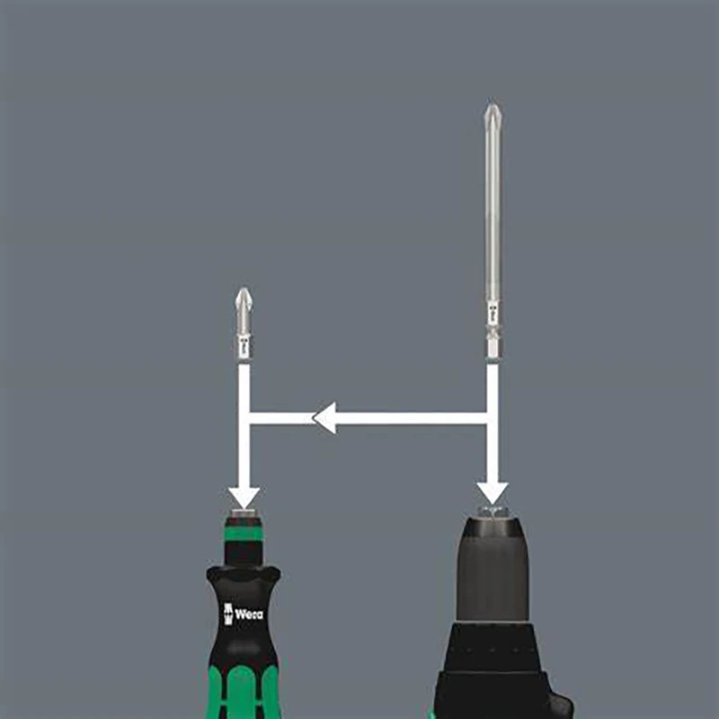 WERA 05051024001 KK25 Screwdriver Screwdriver Head Set With Telescopic Blade And Canvas Bag Interchangeable Tool Holder