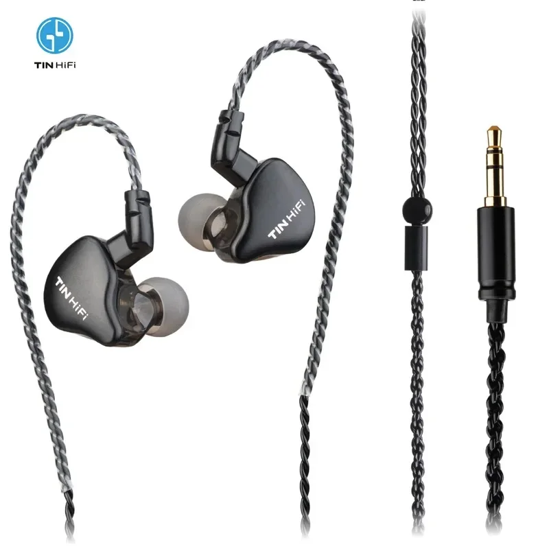 TINHIFI C1 10MM Full-Size DLC Diaphragm Driver HIFI in-Ear Wired Earphone CNC Faceplate 3.5MM Cable Detachable with 0.78 2PIN