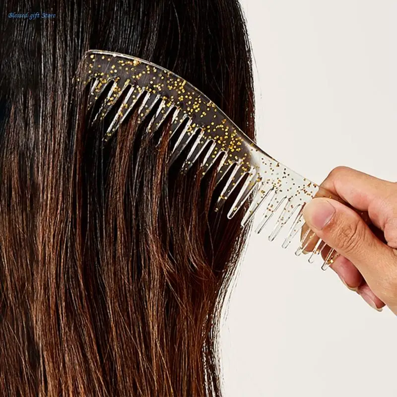 

Парикмахерская расческа для массажа кожи головы, щетка для волос, большая расческа с широкими зубьями, инструмент для стрижки