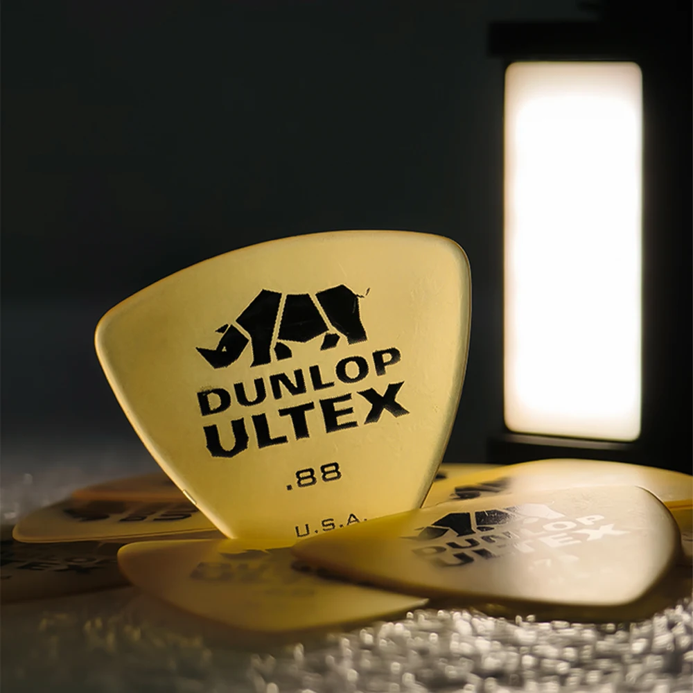 Dunlop-plúa triangular Ultex para guitarra, 0,6/0,73/0,88/1,0/1,14mm, bajo, acústico, eléctrico, clásico, accesorios para guitarra 426R