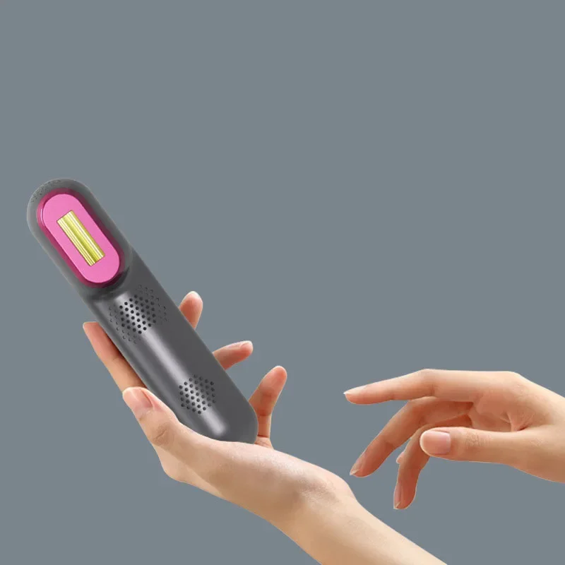 Фотоническое устройство для удаления волос с точкой льда, мини-портативный 5-скоростной безболезненный ледяной интенсивный импульсный светотерапевтический аппарат