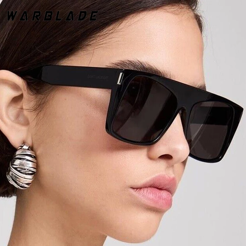 

Vintage Luxury Square Oversized Frame Personality Women Sunglasses Brand Design Men Sunglass Outdoor Drive Hiking Eyewear UV400