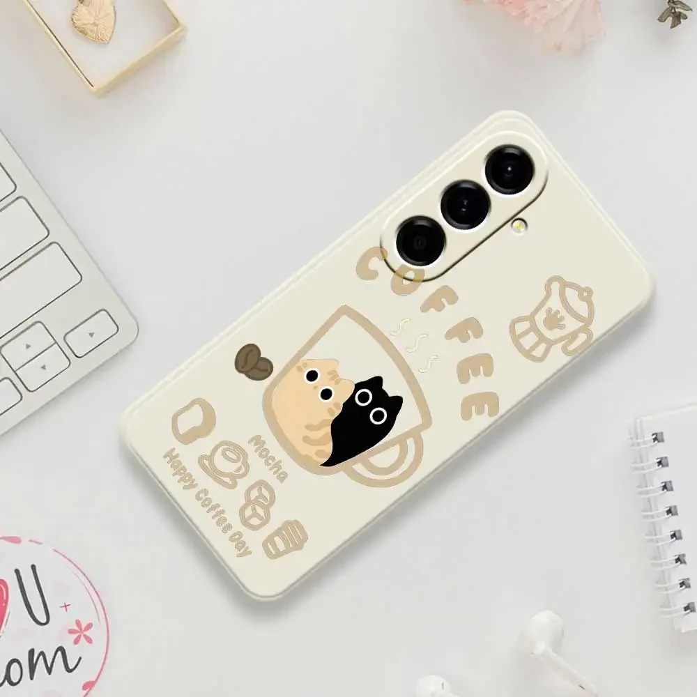 

Чехол для телефона с кошачьим узором для Samsung A56 A55 A54 A53 A52 5G A36 A26 A16 A06 A35 A25 A15 A34 A24 A14 A33 A32 A23 A13 Cover