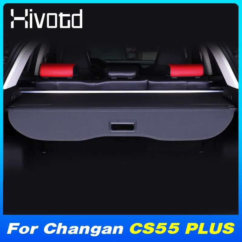 

Car Rear trunk Curtain Cover Rear Rack Partition Shelter Parts For Changan CS55 PLUS 2022-2024 Interior Modification Accessories