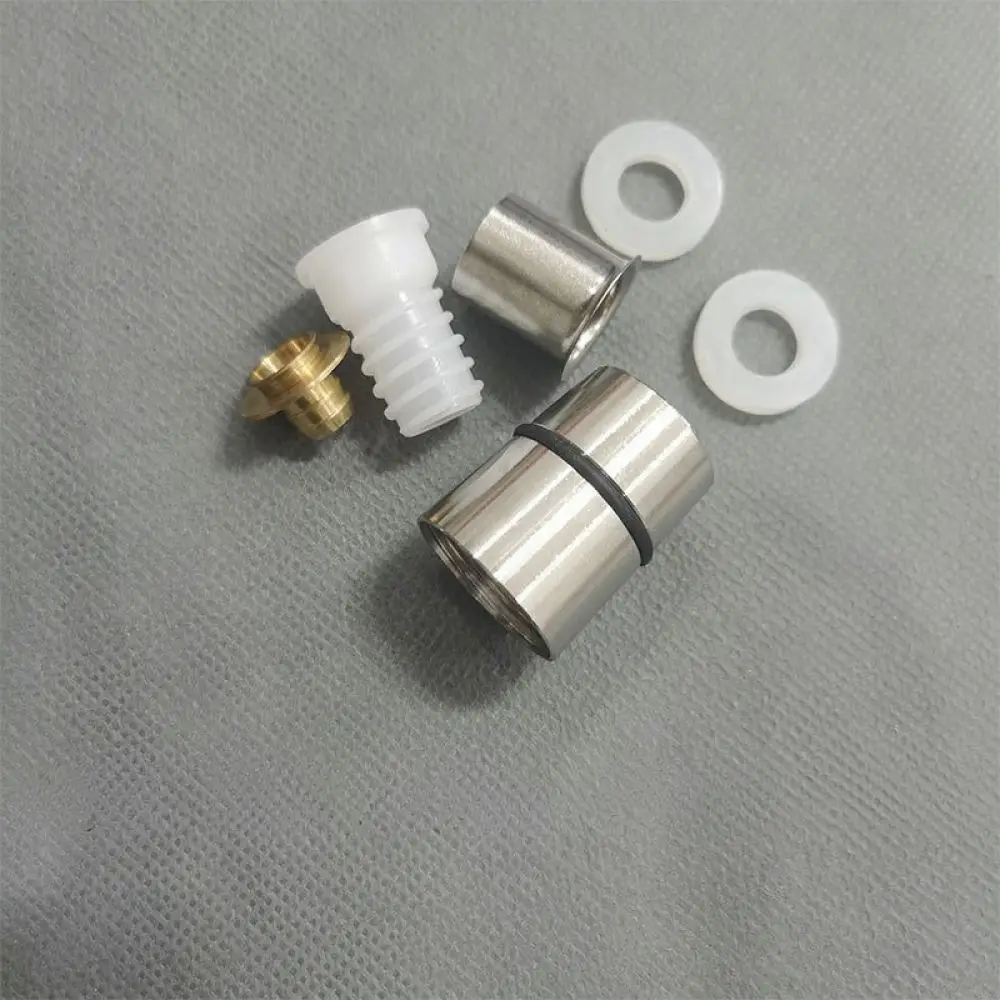 Stainless Steel Shower Hose Adapter Connector Plumbing Repair Fitting For Bathroom Faucet Fixing Nut Replacement