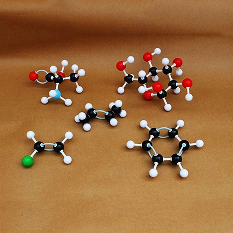 1 scatola Kit modello molecolare cicalino molecola chimica inorganica organica 50 Set di strutture atomee esperimento didattico scientifico