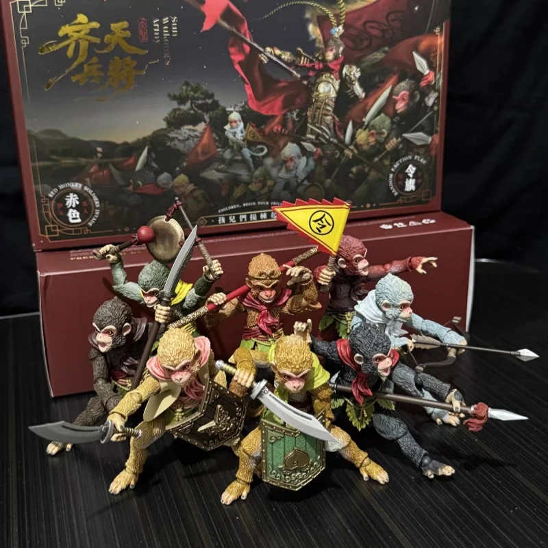 

Genuine Fury Toys 1/12 Huaguo Mountain Monkey Sun Wukong Decorative Ornaments Action Figures Model Exquisite Collectible Toys