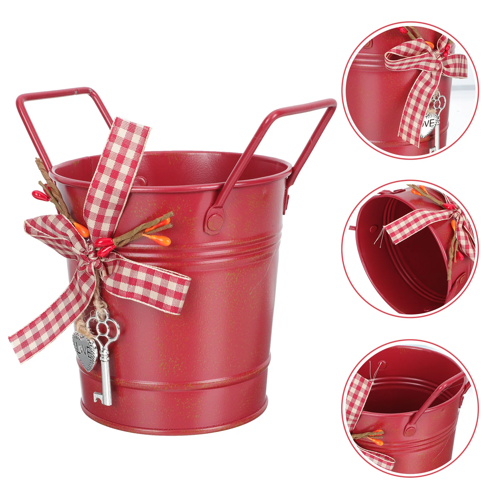 

1pcs Bowknot Succulent Flower Pot Creative Design For Home Office Wedding Decoration Planting Container Desktop Ornament