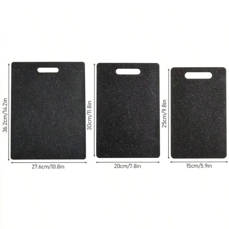 Marble Texture PP Cutting Board Antibacterial and Mildew Cutting Board Kitchen Vegetable Cutting Board Dishwasher Safe