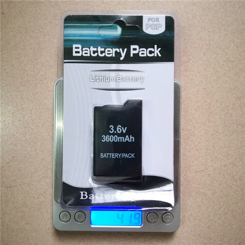 

1/2pcs 3600mAh 3.6V Rechargeable Lithium ion Battery Pack for Sony PSP1000 Console Gamepad Replacement Built-in Battery Pack