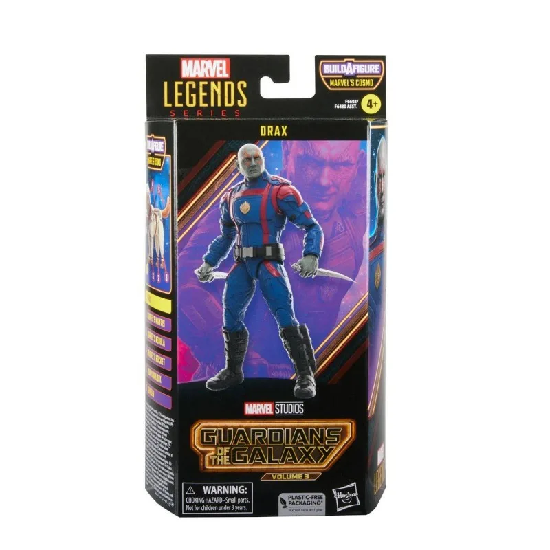 Genuine Hasbro Marvel Legends Guardians of The Galaxy STAR-LORD DRAX MARVEL'S MANTIS NEBULA Action Figure Toys Model Ornaments view 3