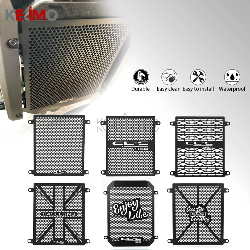 

For CFMOTO CLC 450 Bobbe 450CLC 2023 2024 2025 Motorcycle Radiator Grille Guard Cover 450CL-C CLC450 Water Tank Protection Guard