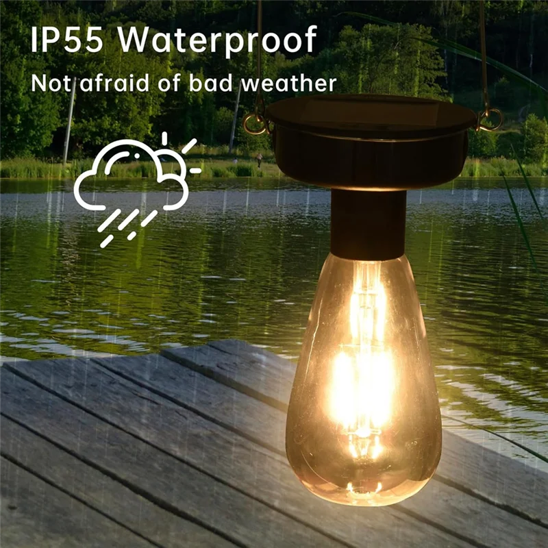 

A95I-4 Pack Replacement Solar Light Tops Solar Lantern Accessories For DIY Outdoor Lanterns Waterproof Solar Replacement Top