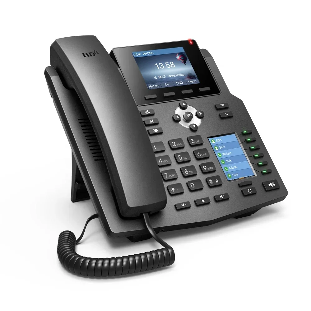 Top selling High-functionaligy equipped Fanvil X4/X4G Enterprise IP Phone, Voip phone