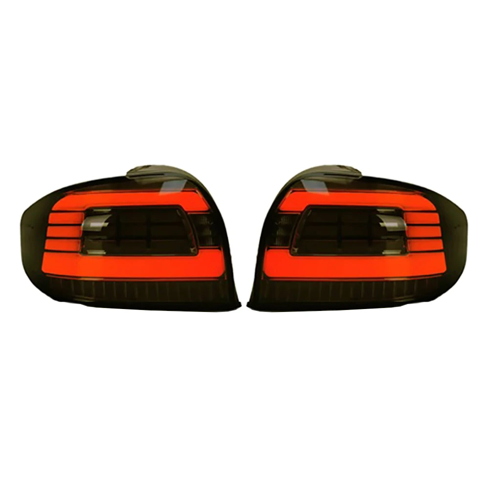 2Pcs Exterior Taillight LED Tail Lamp Assembly For Toyota Vios 2003 2004 2005 2006 2007 Rear Brake Fog Lamp Turn Signal Light