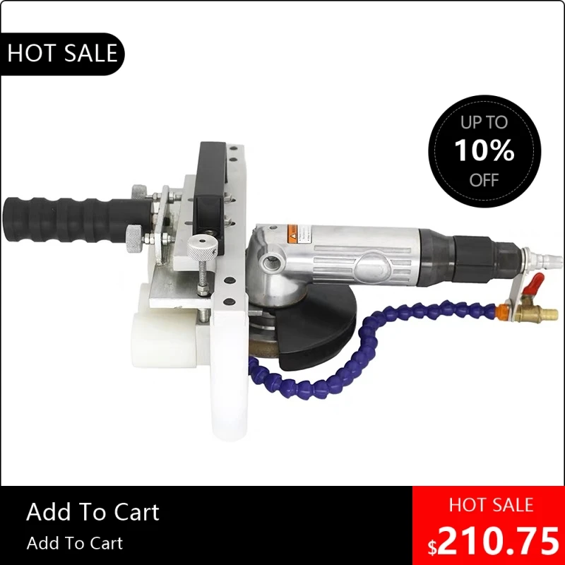 

818003 Useful Ceramic stone edge grinding Pneumatic edge grinding glass pneumatic edge grinding machine Straight ed