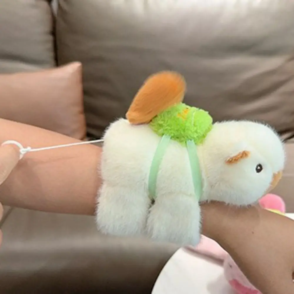 

Capybara Rodent Slap Bracelet Series Wagging Tail Rotatable Slap Bracelet Soft Simulation Capybara Wrist Band Birthday Gift