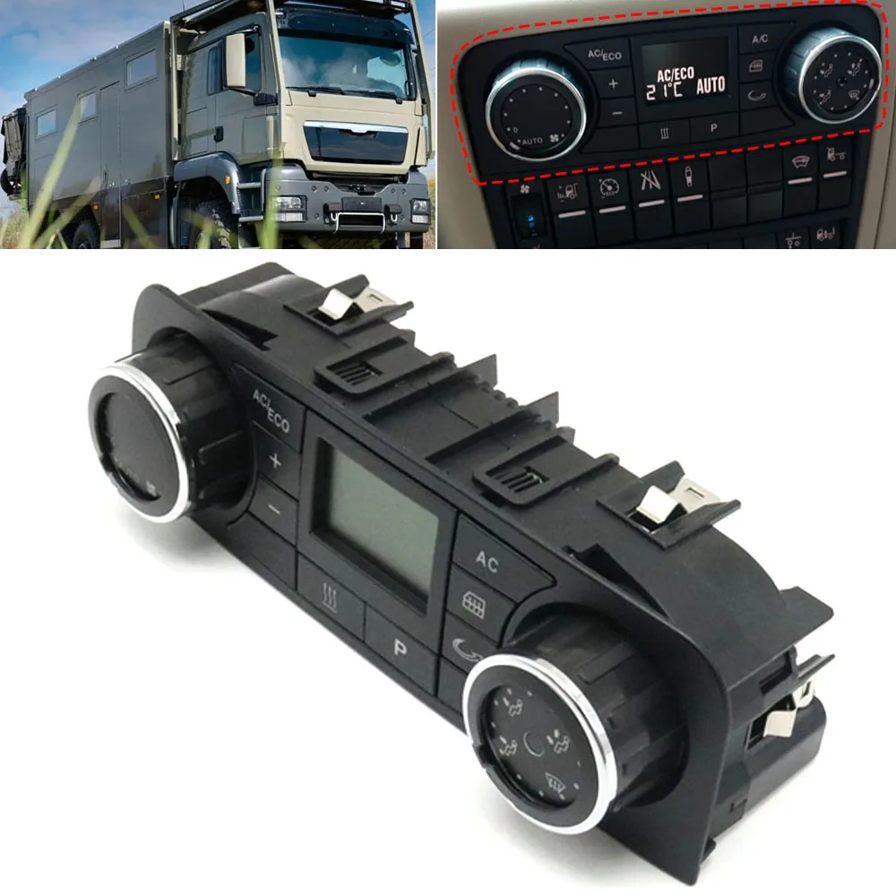 

For MAN TGS TGX TGL TGM Truck A/C Air Conditioning Temperature Climate Control Switch Panel 81619906105 81619906081 81619906097